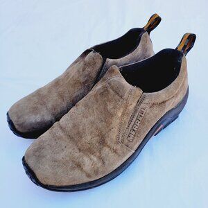 Merrell Men's Gunsmoke Jungle Moc Suede Slip-on Shoes - J60787 - size 9